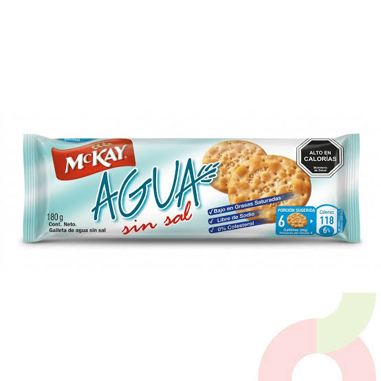 GALLETA DE AGUA SIN SAL 180GR MACKAY1