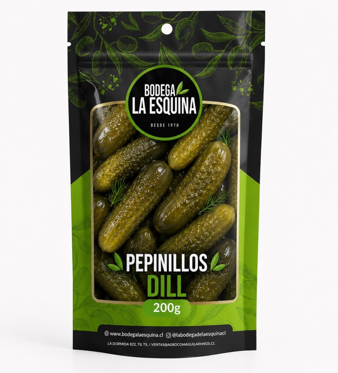 PEPINILLO DILL BODEGA- 200 GR1