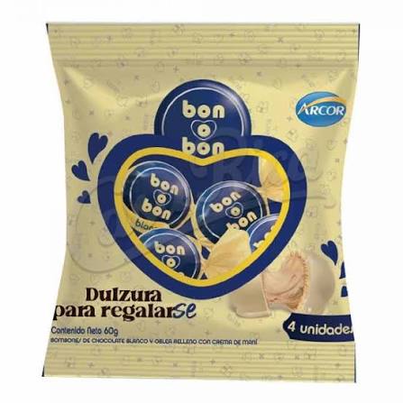 BON O BON BLANCO BOLSA 60 GR1