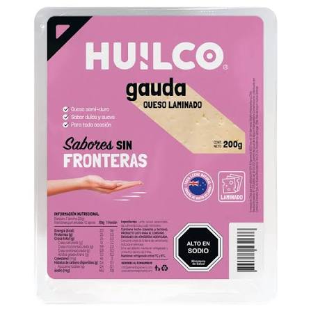 QUESO GAUDA LAMINADO HUILCO 200GR1