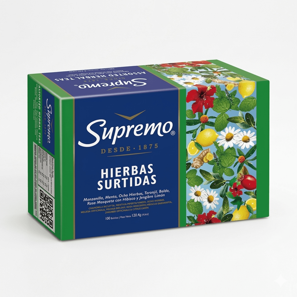 TE HIERBAS SURTIDAS SUPREMO 20 BOLSITAS1