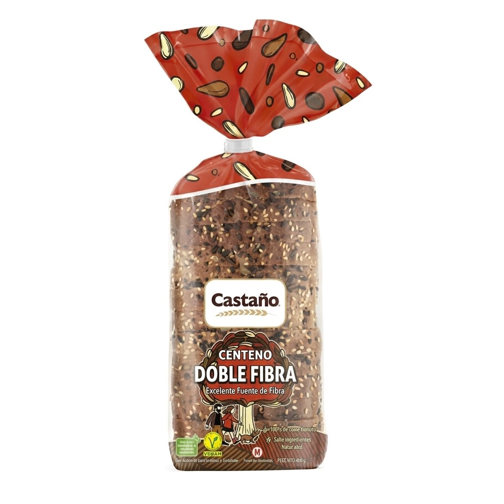 PAN DE MOLDE CENTENO 400GR CASTAÑO1