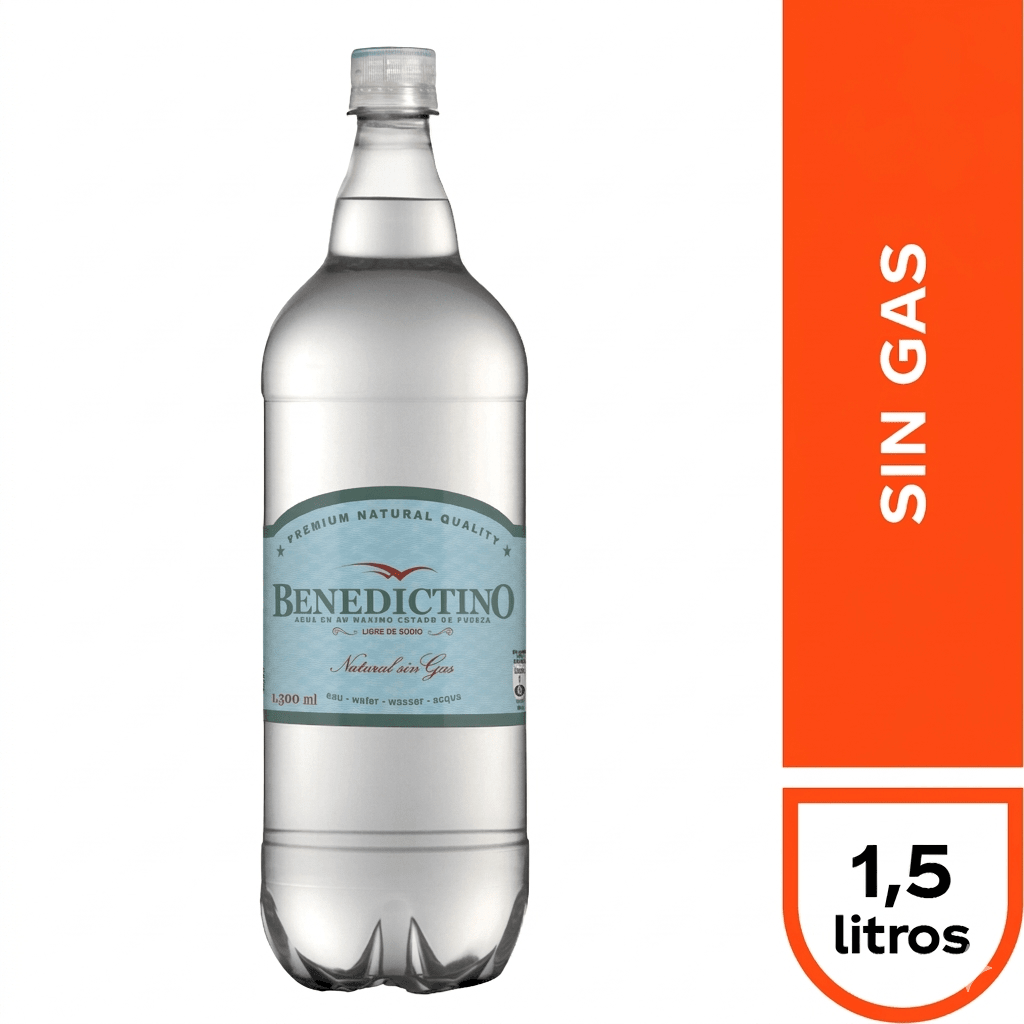 AGUA MINERAL BENEDICTINO SIN GAS 1,5 LT1