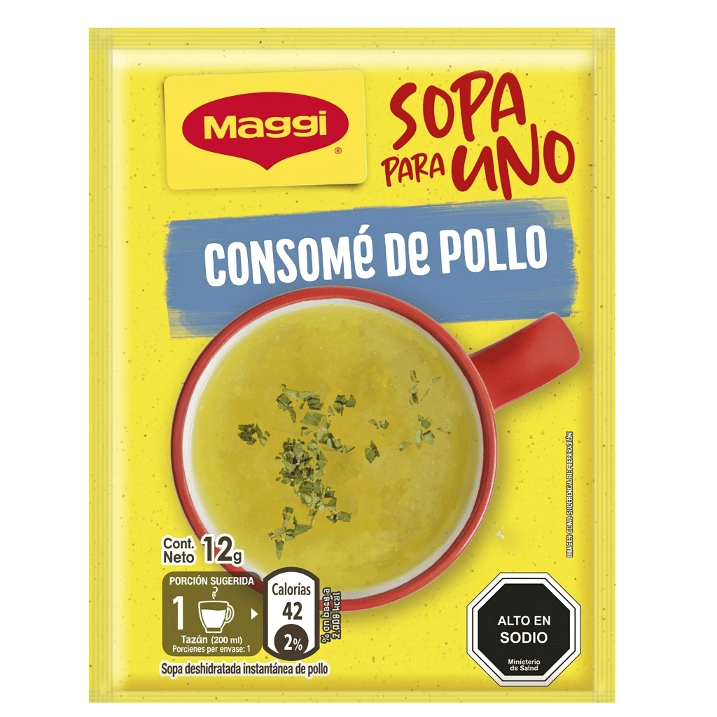SOPA PARA UNO CONSOME POLLO MAGGI 14 GR1