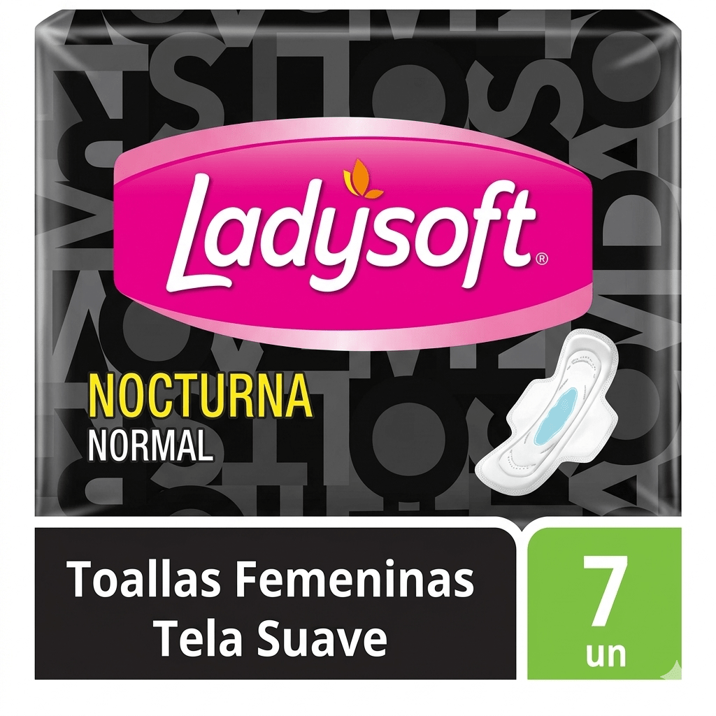 TOALLAS SANITARIAS LADYSOFT NOCTURNA 7UND1