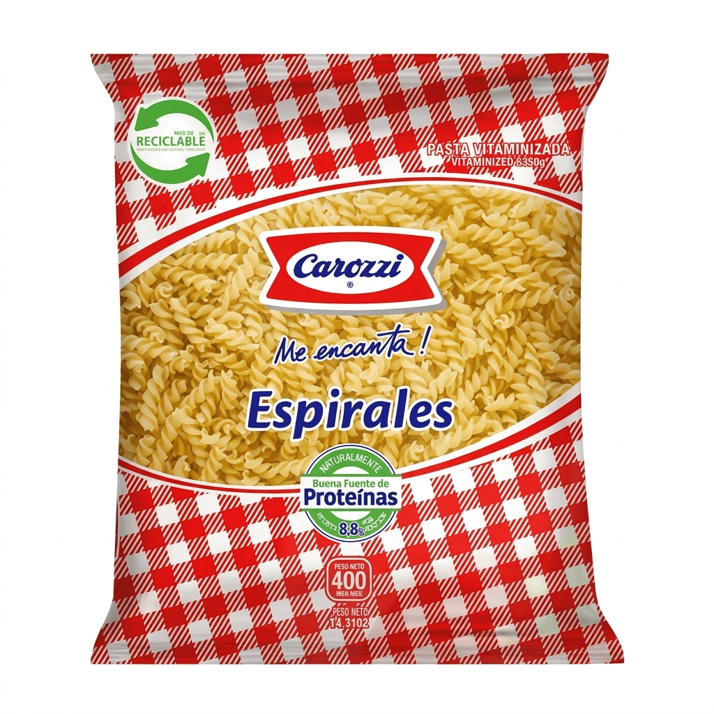 ESPIRALES CAROZZI 400 GR1