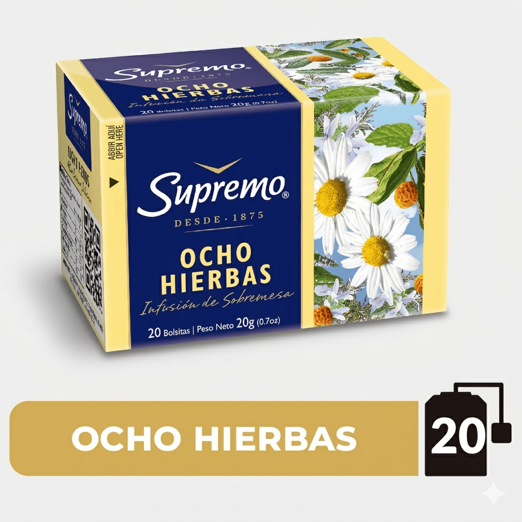 TE OCHO HIERBAS SUPREMO 20 BOLSITAS1