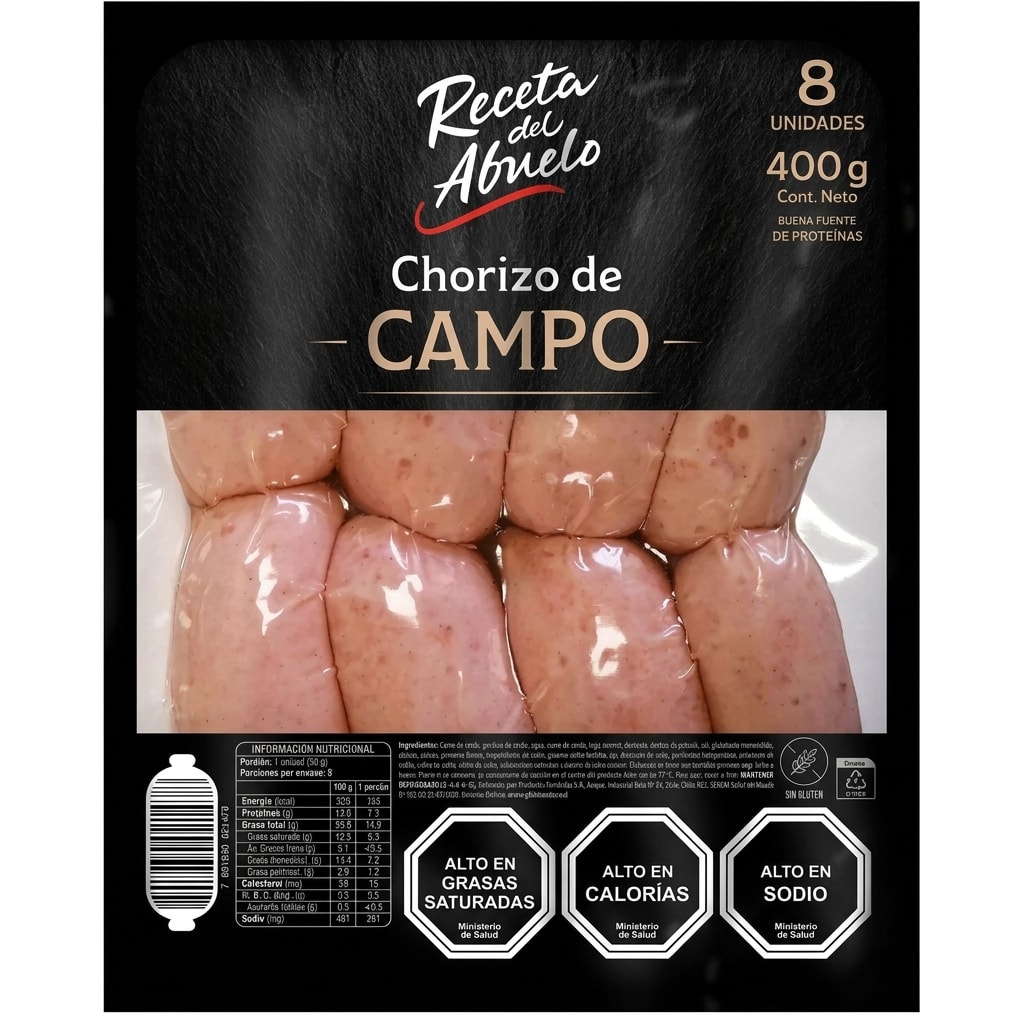 CHORIZO DE CAMPO RDA 400GR1