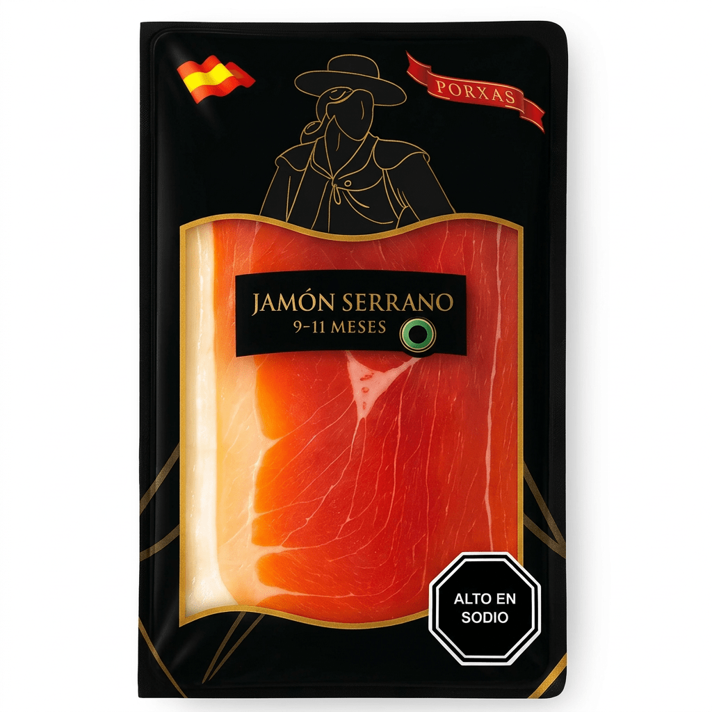 JAMON SERRANO PORXAS 500 GR1