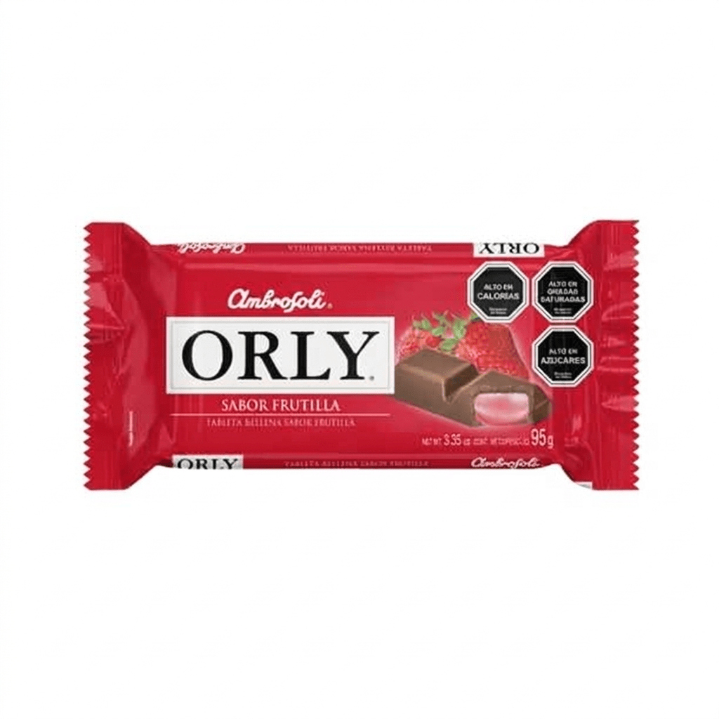 CHOCOLATE ORLY FRUTILLA 95 GR1