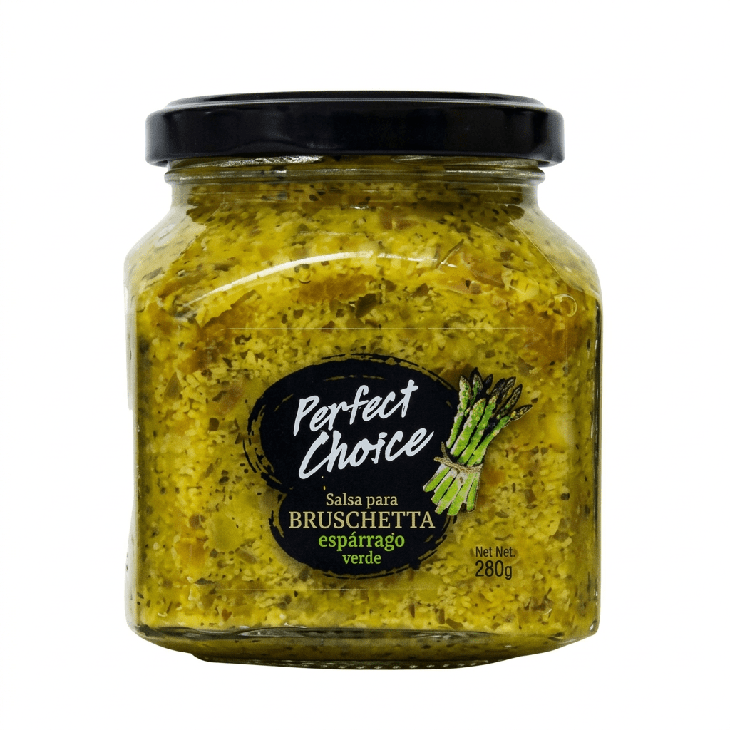 PERFECT CHOISE BRUSCHETTA ESPARRAGO VERDE 280GR1