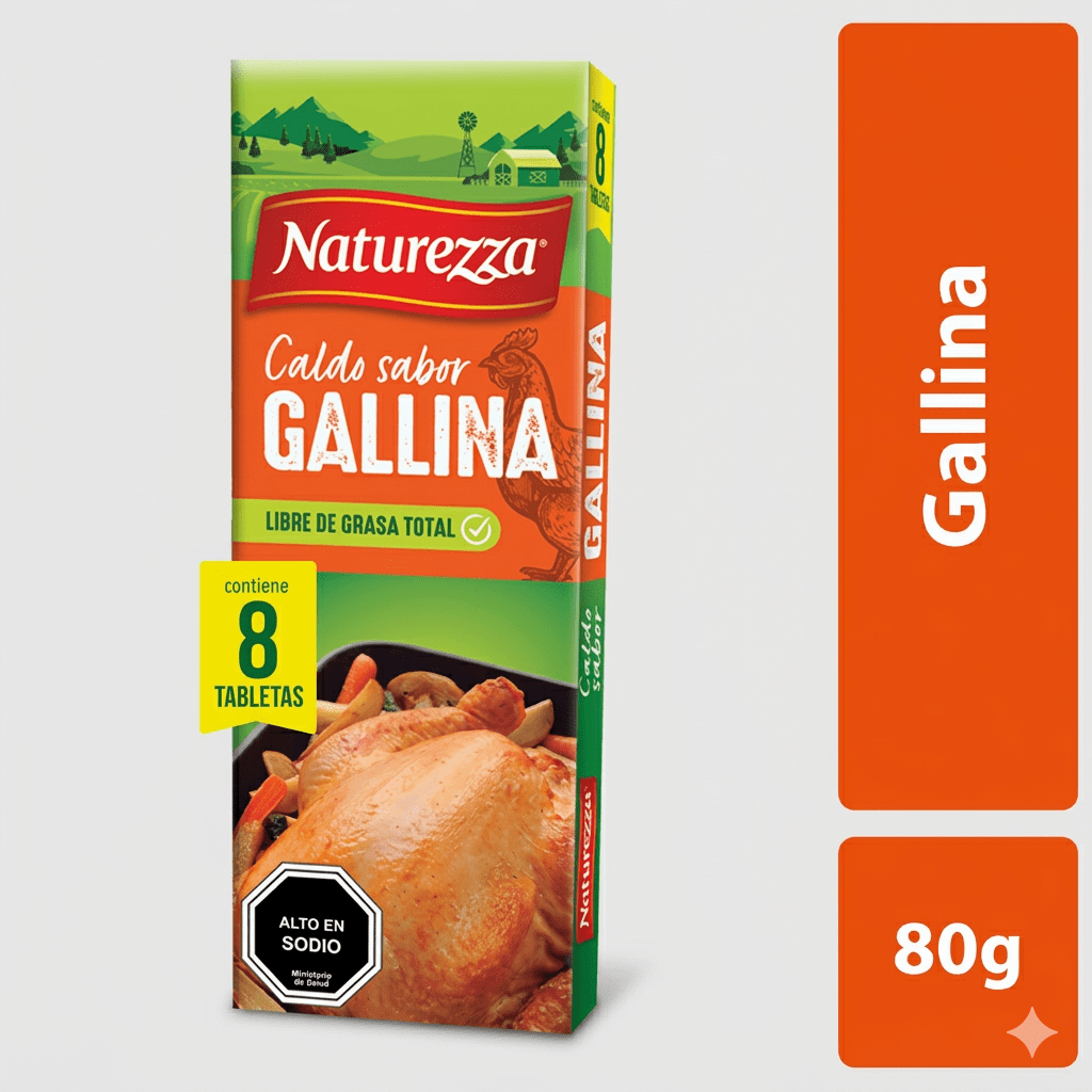 CALDO DE GALLINA NATUREZZA 80GR CM1