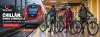 Ciclistas comenzando a recorrer la ciudad desde la estación de Chillán