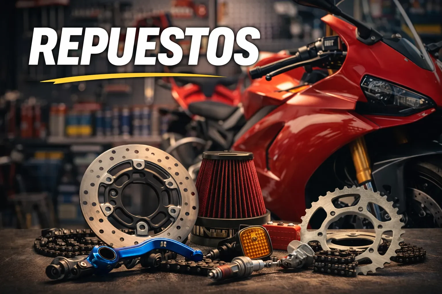 Repuestos para motocicletas