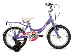 Bicicleta Aro 16 Niña Vivian Roldic | Rosada y Morada