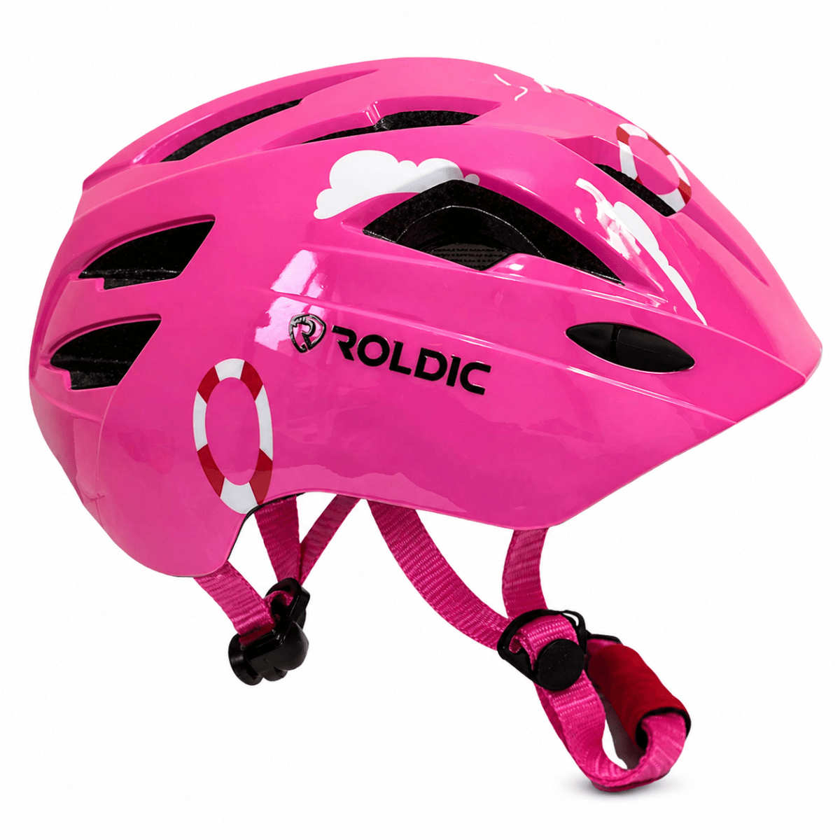 Casco Bicicleta Niño 48-52 cm con Luz Trasera | ROLDIC2