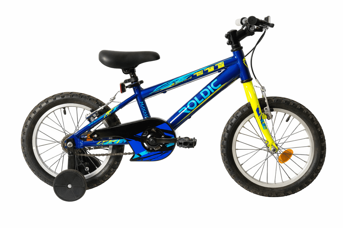 Bicicleta Aro 16 Niño Maxxi Roldic | Azul y Roja2