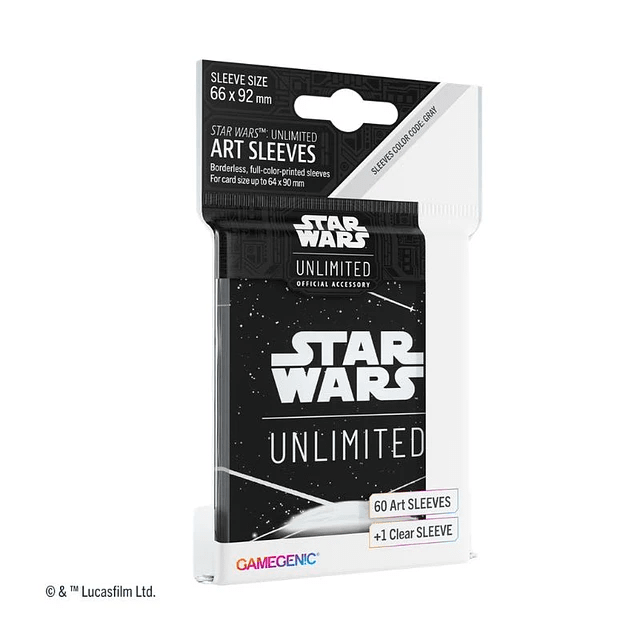 SW Unlimited Art Sleeves - Card Black White1