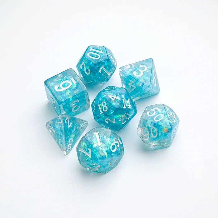 RPG Dice Set - Candy Blue Berry2