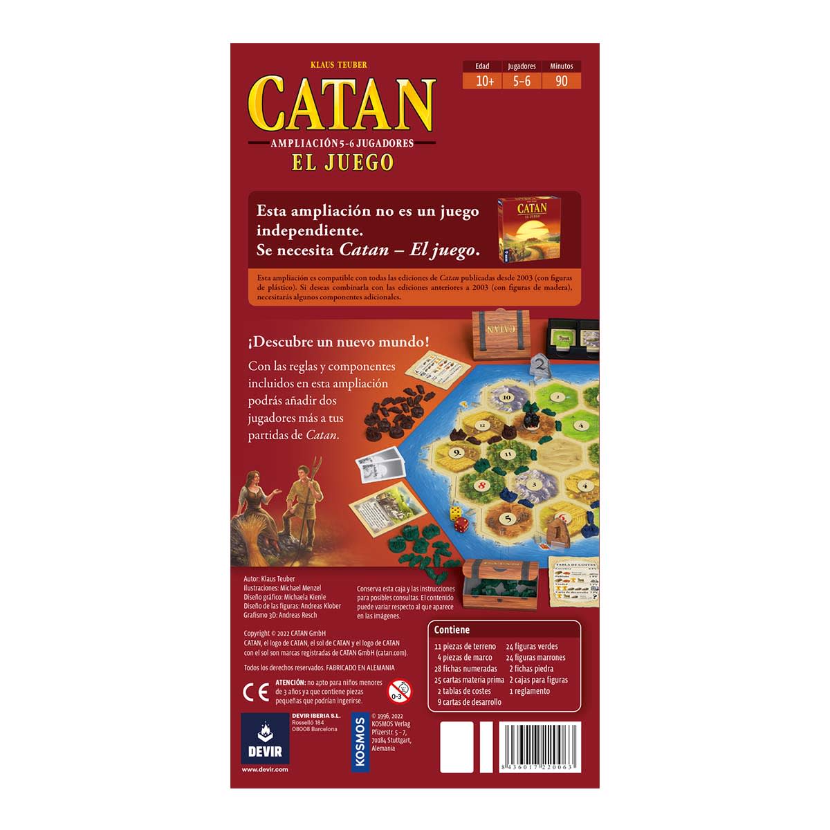 Catan El Juego Expansión 5-6 Jugadores3