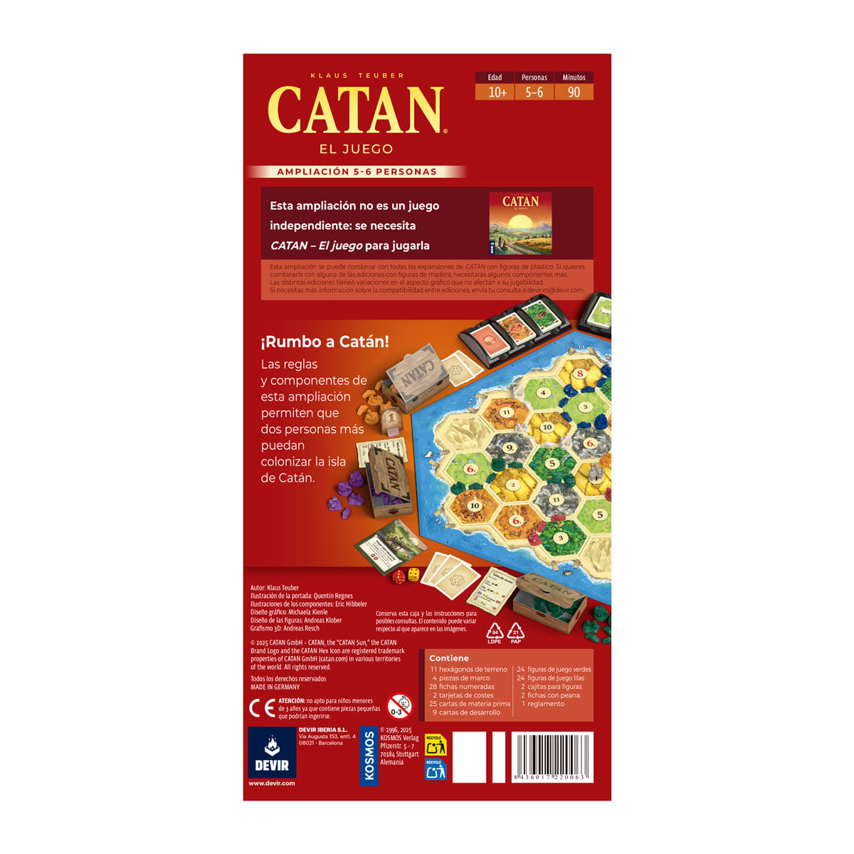 Catan El Juego Expansión 5-6 Jugadores3