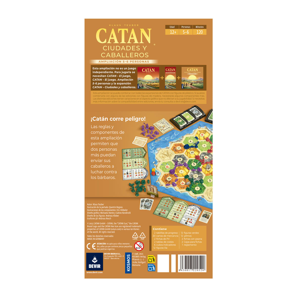 Catan: Ciudades y Caballeros Expansion 5-6 Jugadores2