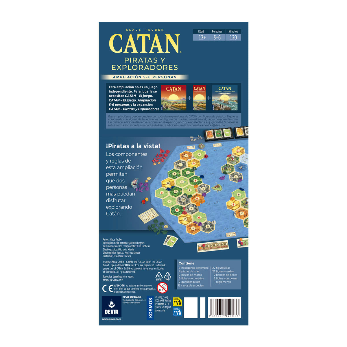 Catan Piratas y Exploradores Ampliacion 5- 6 Jugadores2