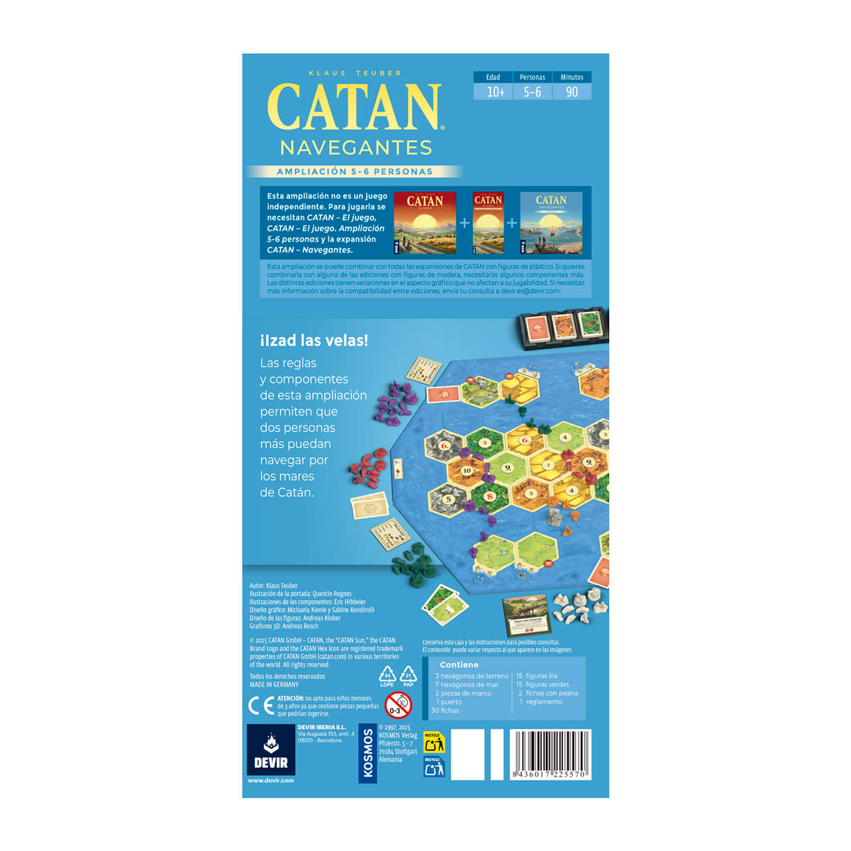 Catan: Navegantes de Catan Expansion 5-6 Jugadores2