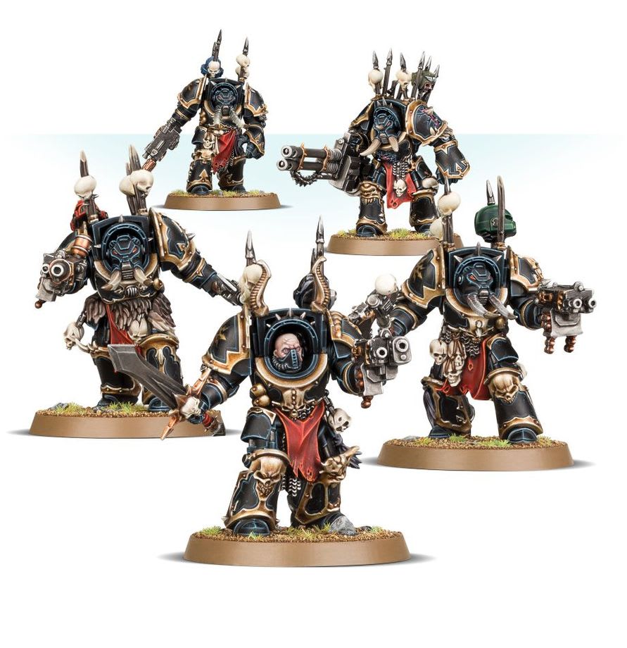 40K - Chaos Space Marines - Chaos Terminator Squad2