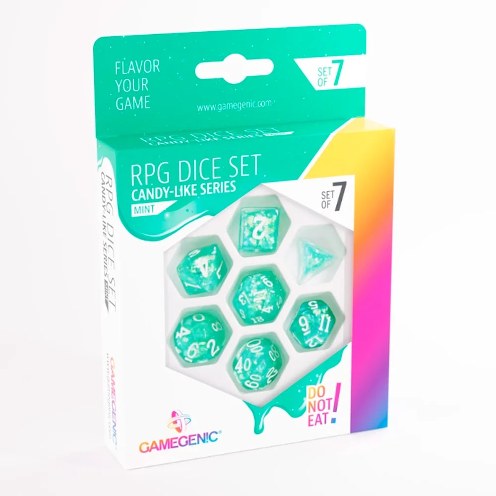 RPG Dice Set - Candy Mint1