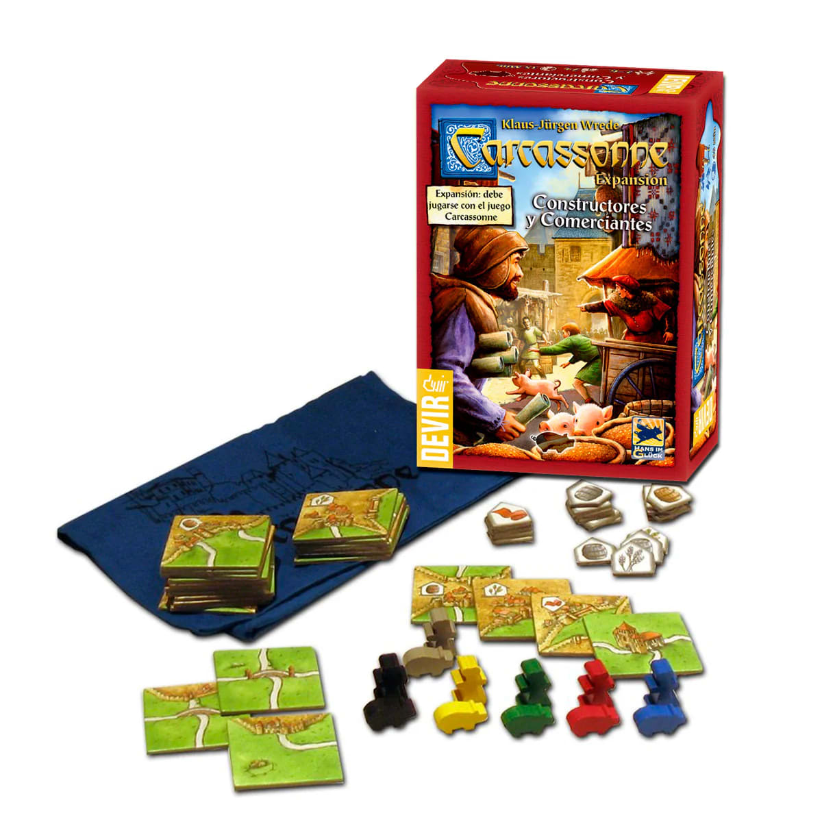 Carcassone Constructores y comerciantes (2da edición)2