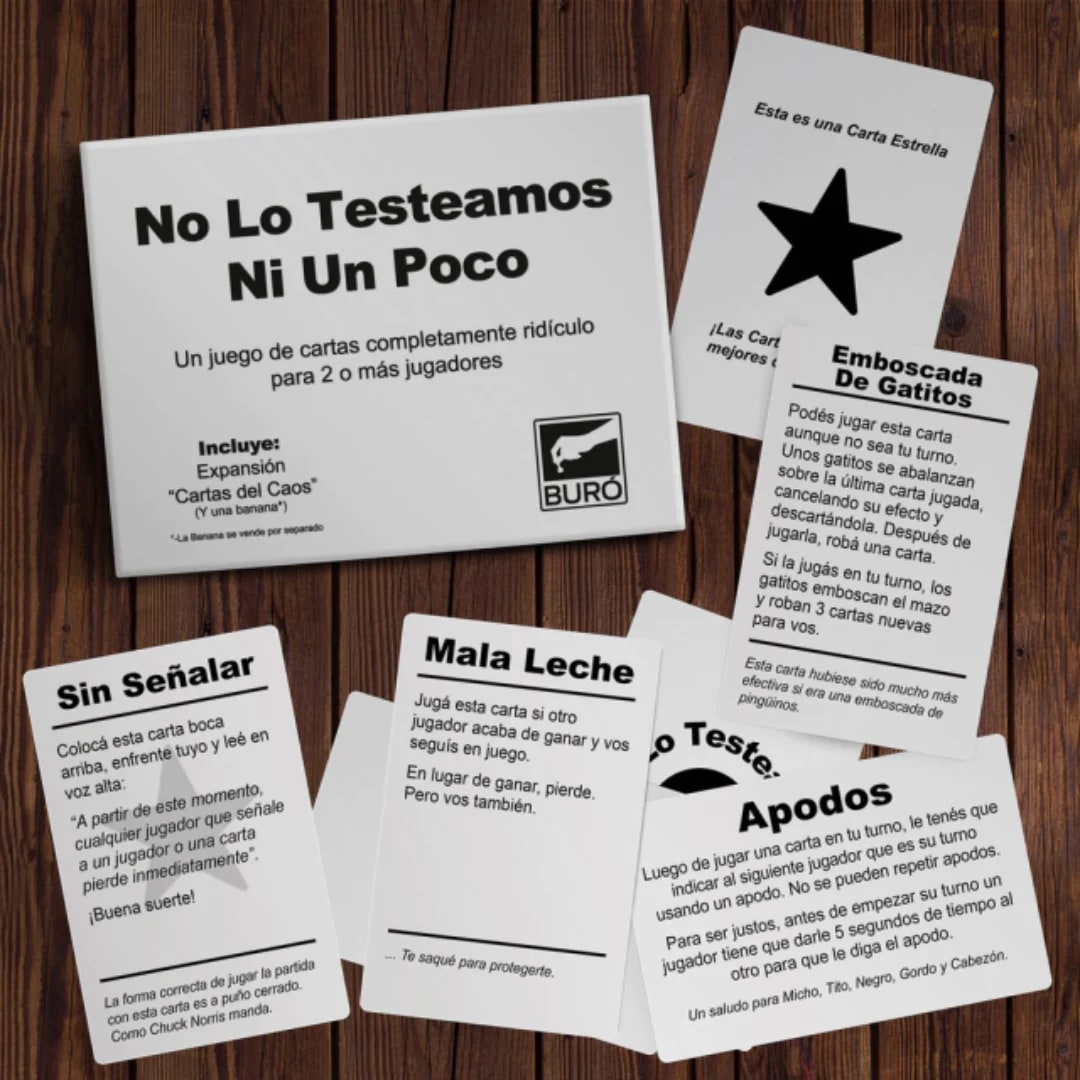 No lo testeamos ni un poco3