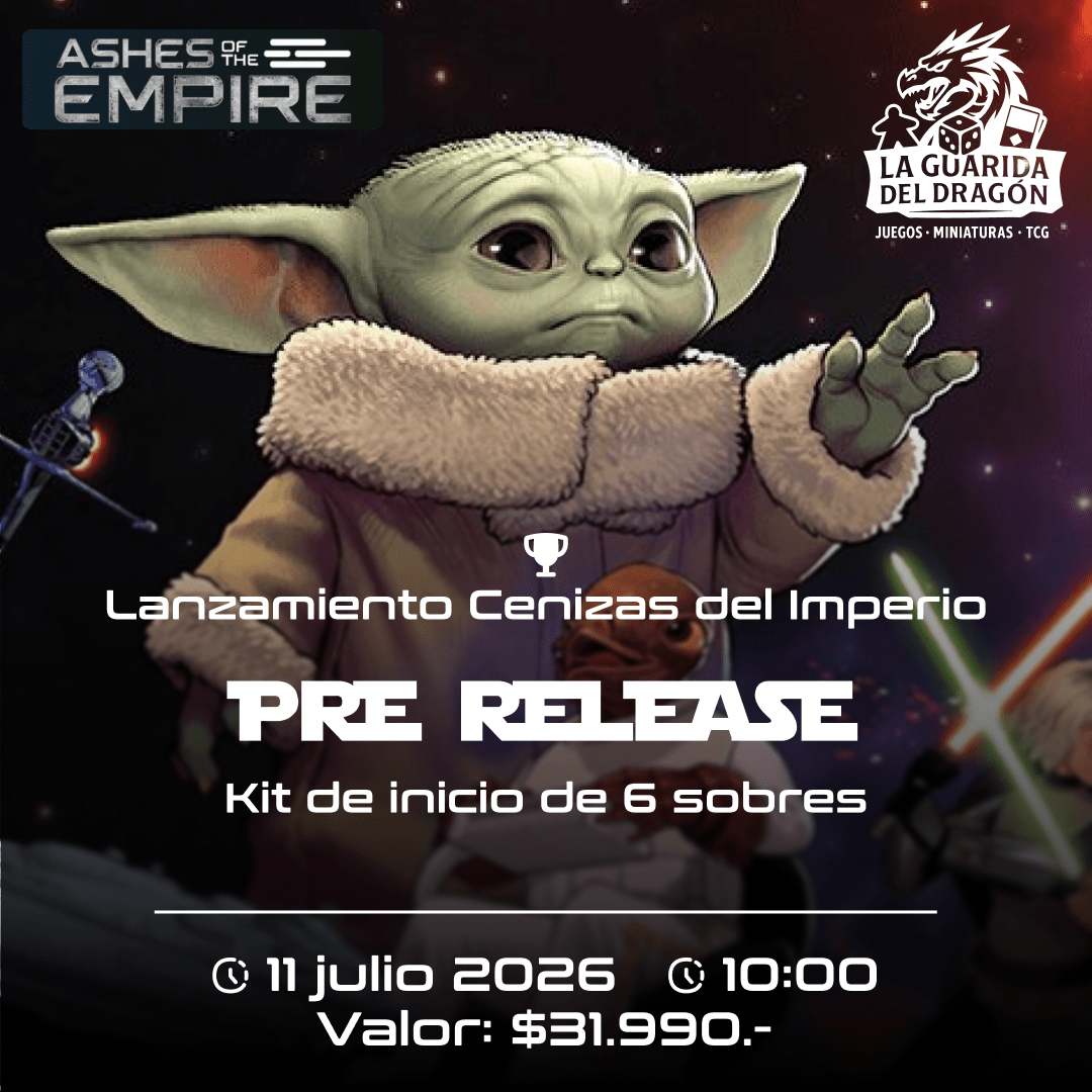 Star Wars Unlimited: Cenizas del Imperio - Prerelease1