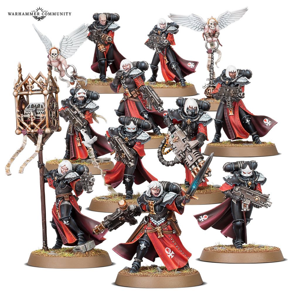 40K - Adepta Sororitas - Battle Sister Squad2
