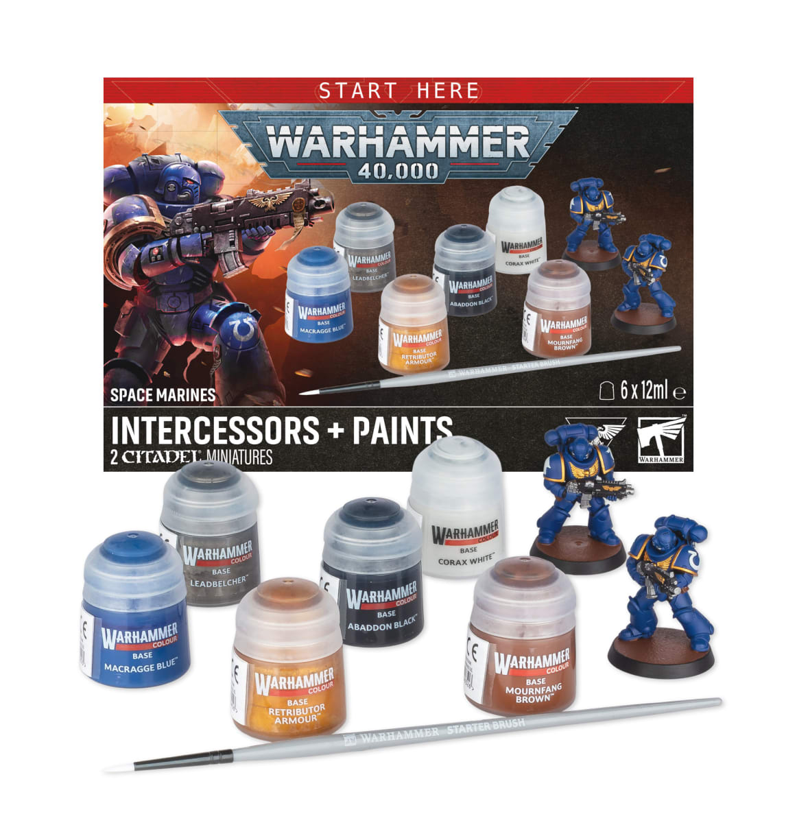 40K - Intercessors + Paints1