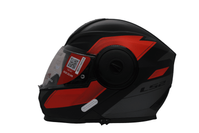 LS2 FF902 SCOPE II DURIA MATT BLACK RED1