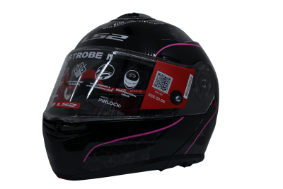 LS2 FF908 STROBE II LUX BLACK PINK2