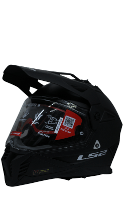 LS2 MX702 PIONEER II SOLID MATT BLACK1