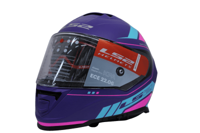 LS2 FF800 STORM II FIST PURPLE BLUE MATT2
