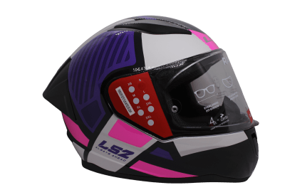 LS2 FF353 RAPID II GRID-X NAVY BLUE PURPLE (SPOILER)2