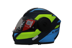 LS2 FF902 SCOPE II DURIA MATT BLUE H-VIS YELLOW