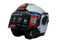 LS2 FF910 ADVANT II TRIPLE WHITE BLUE RED