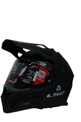 LS2 MX702 PIONEER II SOLID MATT BLACK