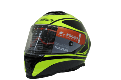 LS2 FF800 STORM II DODGER BLACK H-V YELLOW