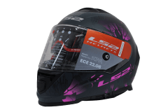 LS2 FF800 STORM II BURST MATT BLACK PINK