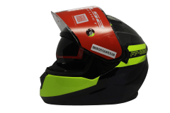 LS2 FF320 STREAM EVO EXO BLACK NEON YELLOW