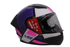 LS2 FF353 RAPID II GRID-X NAVY BLUE PURPLE (SPOILER)