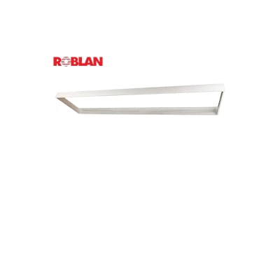 MARCO SOBREPONER 1200X300MM ALUMINIO BLANCO