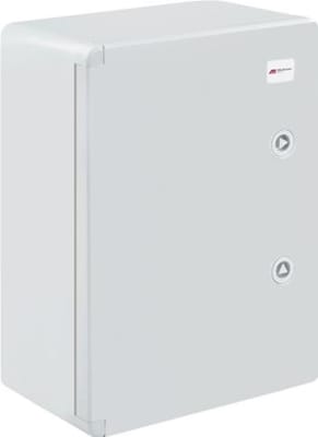 GABINETE POLIESTER 400X300X220MM PUERTA OPACA IP65