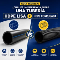TUBERÍA HDPE LISA VS CORRUGADA